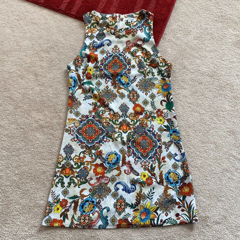 Glamorous 8 Patterned Sleeveless Dress Unlined